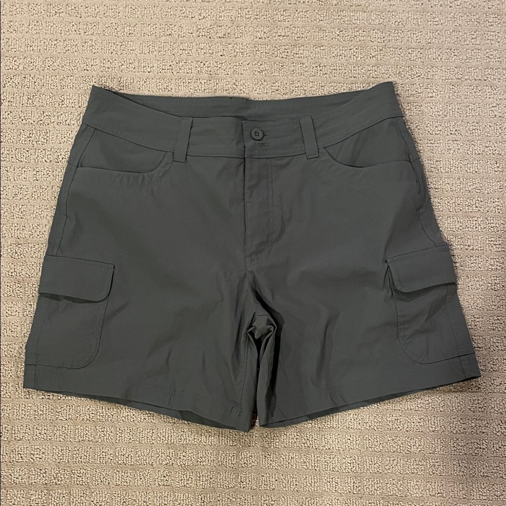Eddie Bauer Women's Cargo Shorts - Olive Green